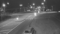 Křižovatka ulic Velká Dlážka a Polní