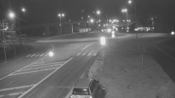 Křižovatka ulic Velká Dlážka a Polní