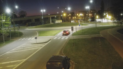 Křižovatka ulic Velká Dlážka a Polní