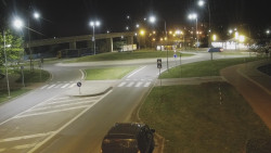 Křižovatka ulic Velká Dlážka a Polní