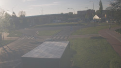 Křižovatka ulic Velká Dlážka a Polní