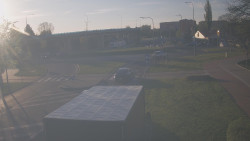 Křižovatka ulic Velká Dlážka a Polní