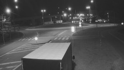 Křižovatka ulic Velká Dlážka a Polní