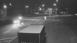 Křižovatka ulic Velká Dlážka a Polní