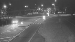 Křižovatka ulic Velká Dlážka a Polní