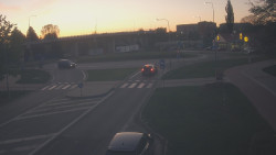 Křižovatka ulic Velká Dlážka a Polní