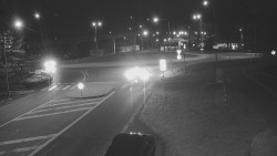 Křižovatka ulic Velká Dlážka a Polní