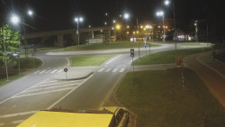 Křižovatka ulic Velká Dlážka a Polní