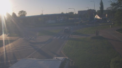Křižovatka ulic Velká Dlážka a Polní