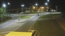 Křižovatka ulic Velká Dlážka a Polní