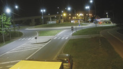 Křižovatka ulic Velká Dlážka a Polní