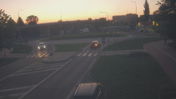 Křižovatka ulic Velká Dlážka a Polní