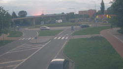 Křižovatka ulic Velká Dlážka a Polní