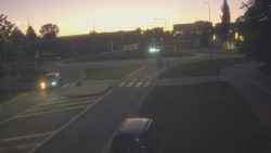 Křižovatka ulic Velká Dlážka a Polní