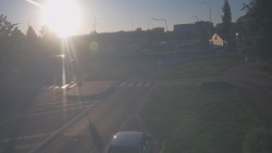 Křižovatka ulic Velká Dlážka a Polní