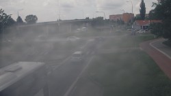 Intersection of Velká Dlážka Street and Polní Street
