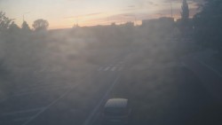 Křižovatka ulic Velká Dlážka a Polní