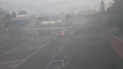 Křižovatka ulic Velká Dlážka a Polní