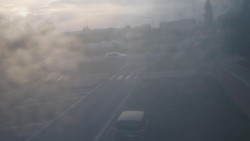 Křižovatka ulic Velká Dlážka a Polní