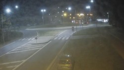 Křižovatka ulic Velká Dlážka a Polní
