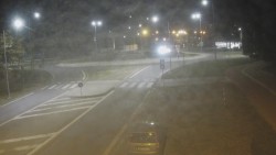 Křižovatka ulic Velká Dlážka a Polní