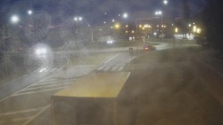 Křižovatka ulic Velká Dlážka a Polní