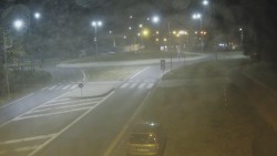 Křižovatka ulic Velká Dlážka a Polní