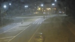 Křižovatka ulic Velká Dlážka a Polní