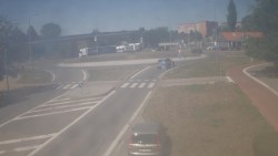 Skrzyżowanie ulic Velká Dlážka i Polní