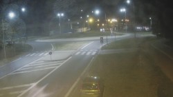 Křižovatka ulic Velká Dlážka a Polní