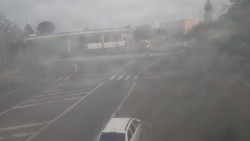 Křižovatka ulic Velká Dlážka a Polní