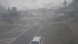 Intersection of Velká Dlážka Street and Polní Street
