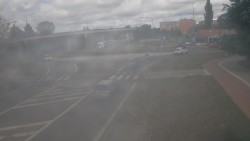 Křižovatka ulic Velká Dlážka a Polní