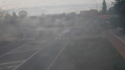 Křižovatka ulic Velká Dlážka a Polní