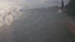 Křižovatka ulic Velká Dlážka a Polní