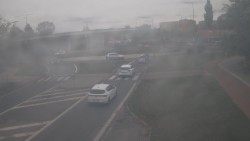 Křižovatka ulic Velká Dlážka a Polní