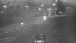 Křižovatka ulic Velká Dlážka a Polní