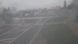 Křižovatka ulic Velká Dlážka a Polní