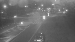 Křižovatka ulic Velká Dlážka a Polní