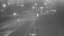 Křižovatka ulic Velká Dlážka a Polní