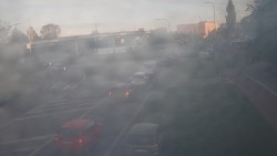 Křižovatka ulic Velká Dlážka a Polní
