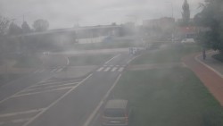 Křižovatka ulic Velká Dlážka a Polní