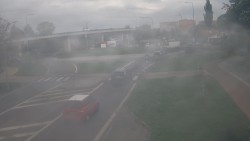 Skrzyżowanie ulic Velká Dlážka i Polní