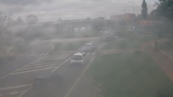 Křižovatka ulic Velká Dlážka a Polní