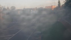 Křižovatka ulic Velká Dlážka a Polní