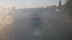 Křižovatka ulic Velká Dlážka a Polní