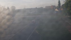 Křižovatka ulic Velká Dlážka a Polní