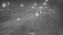 Křižovatka ulic Velká Dlážka a Polní
