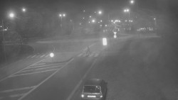 Křižovatka ulic Velká Dlážka a Polní