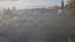 Křižovatka ulic Velká Dlážka a Polní